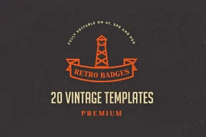 20 Vintage Logos & Badges