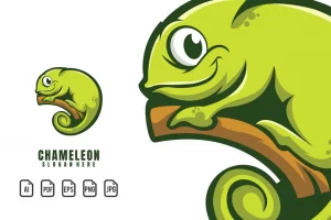 Chameleon Mascot Logo