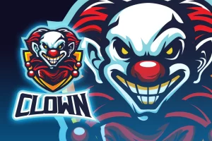 Clown Head Logo Esport Logo
