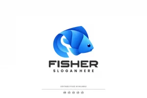 Fish Gradient Logo