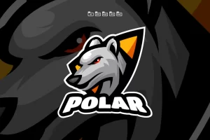 Polar Bear Logo Template
