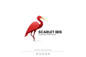 Scarlet Ibis Gradient Logo