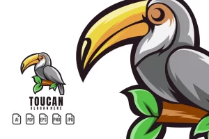 Toucan Mascot Logo