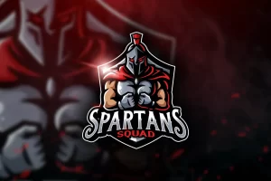 Espartans Squad - Mascot and Sport Logo