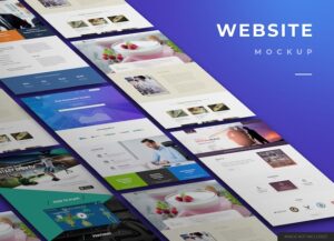 Website mockup design