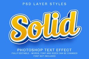 3d mint editable text style effect