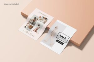 A4 size flyer or poster mockup