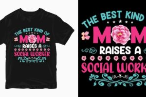 The best kind of mom mothers day tshirt design