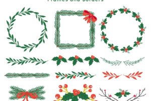 Christmas frames and borders