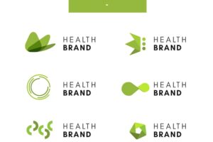 Collection of logos for health industry