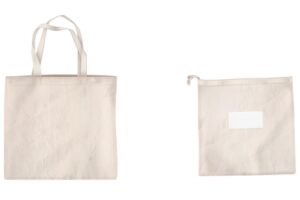 Cotton eco bags, fabric tote with handle