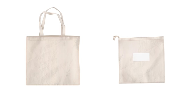 Cotton eco bags, fabric tote with handle