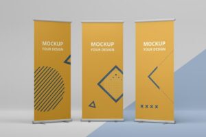 Exhibition stand mock-up assortment
