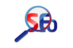 Internet search engine optimization expose magnifying logo sign symbol icon