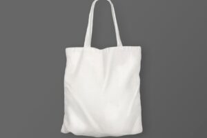 Isolated tote bag