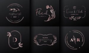 Luxury logo design collection.