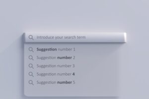Search bar template