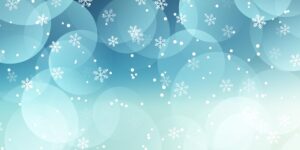 Snowflake christmas banner design