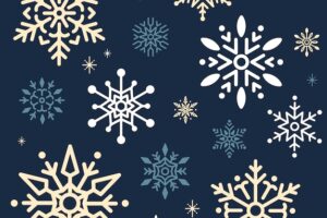 Snowflake christmas design background vector