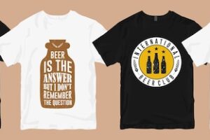 T-shirt designs bundle. beer t shirt design slogans merchandise