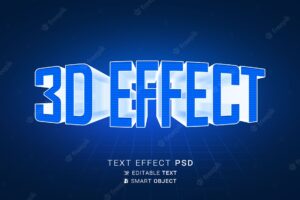 3d text effect