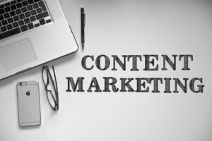 Content Marketing Concept Flatlay Marketing Online
