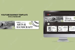 Art and crafts design template