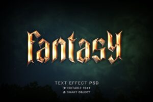 Beautiful fantasy text effect