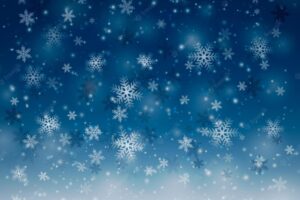 Blue winter background with snowflakes christmas vector illustration