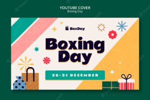 Boxing day youtube cover template