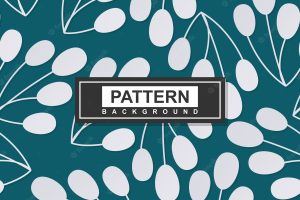 Branch and flowers from exotic plants in seamless pattern