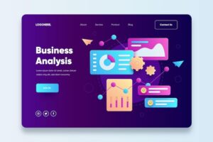 Business analysis home page template
