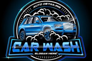 Car wash logo car service car repair logo automotive detailing