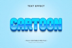 Cartoon text effect