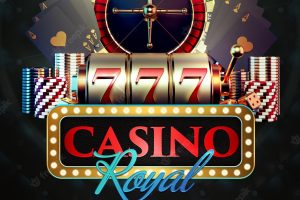 Casino night social media post invitation template