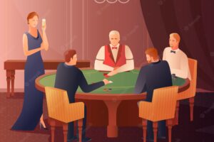 Casino and poker illustration