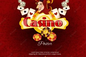 Casino poster illlustration