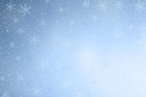 Christmas background with decorative falling snowflakes