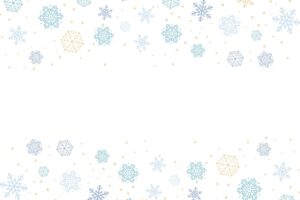 Christmas background with decorative snowflakes