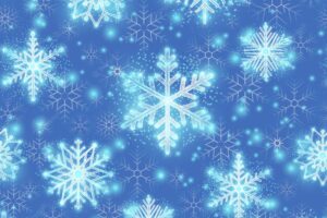 Christmas glitter background with snowflakes. winter pattern, seamless endless design for xmas, vector illustration