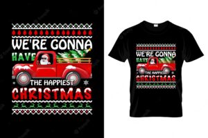 Christmas t-shirt design or christmas shirt design