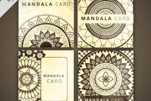 Collection of mandala card