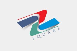 Creative square logo vector template