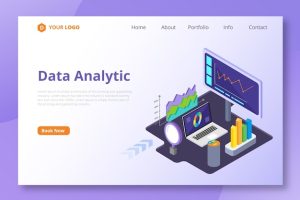 Data analytic landing page
