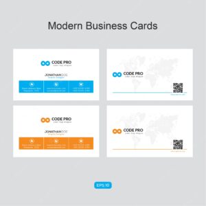 Elegant corporate card