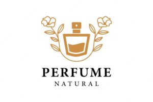 Elegant perfume logo design