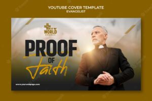 Evangelist religion and spirituality youtube cover template
