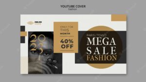 Fashion event youtube cover template