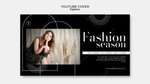 Fashion and style youtube cover template
