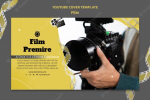 Film and cinema youtube cover template